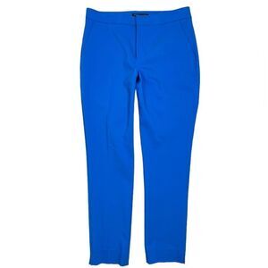 Peace of Cloth Azure Bright Blue Premier Stretch Zara Ankle Dress Pant
